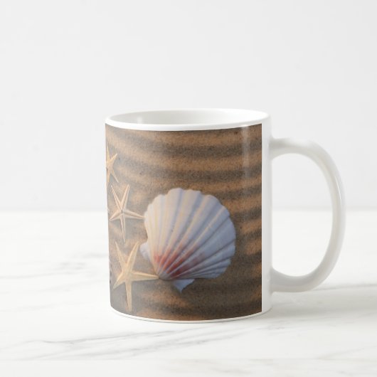 Mug Coquilles et étoiles de mer de mer (Droite)