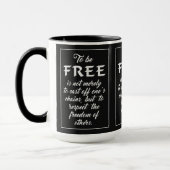 Mug Coquilles Freedom (Gauche)