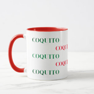 Mug Coquito vert et rouge