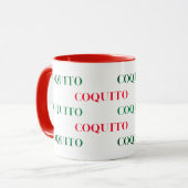 Mug Coquito vert et rouge (Devant gauche)