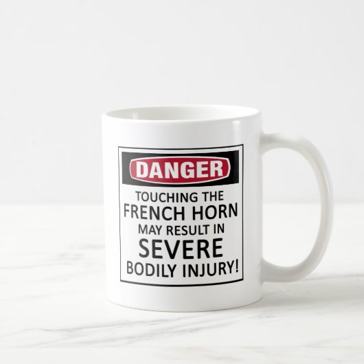 Mug Cor de harmonie de danger (Droite)