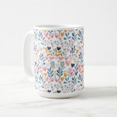 Mug Corações em aquarela (Devant gauche)