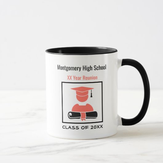 Mug Corail et Musique noire sur mesure (Droite)