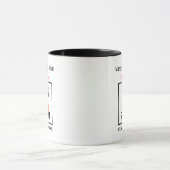 Mug Corail et Musique noire sur mesure (Centre)
