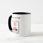 Mug Corail et Musique noire sur mesure (Devant gauche)