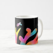 Mug Corail néon et poisson (Devant droit)