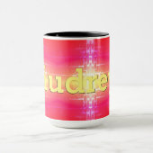 Mug Corail rose jaune et une touche de rouge (Centre)
