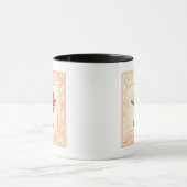 Mug Corail rouge avec bordure conique (Centre)