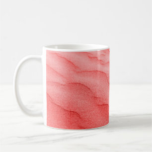 Mug Corail vivant. texture de sable de plage arrière -