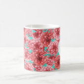 Mug Coral Floral Patte & Monogramme (Centre)