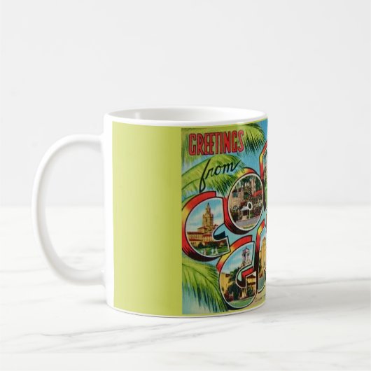 Mug Coral Gables Floride Salutation (Gauche)