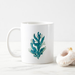 Mug Coral Reef Peinture Sirène Vie Plage Plage Boug