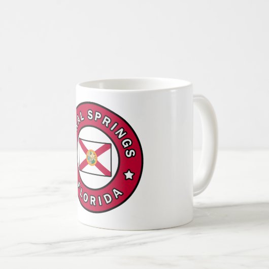 Mug Coral Springs Floride (Devant droit)