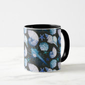 Mug Coraux avec le motif de coquilles (Devant droit)