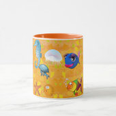 Mug Coraux marins tropicaux Océan Marine Life Poisson (Centre)