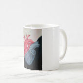Mug Corazón Kawaii Rojo (Devant droit)