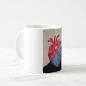 Mug Corazón Kawaii Rojo (Devant gauche)
