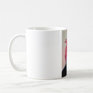 Mug Corazón Kawaii Rojo