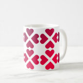 Mug corazones de amor (Devant droit)