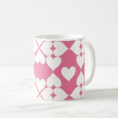 Mug corazones rosas (Devant droit)