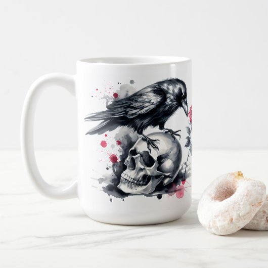 Mug Corbeau (Avec donut)