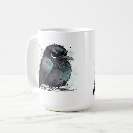 Mug Corbeau (Devant gauche)