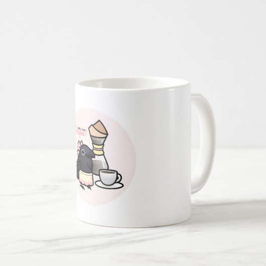 Mug Corbeau (Devant droit)