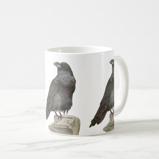 Mug Corbeau (Devant droit)