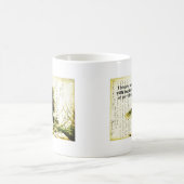 Mug Corbeau avec citation Poe et manuscrit (Centre)