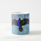 Mug Corbeau couleur bleu (Centre)
