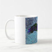 Mug Corbeau couleur bleu (Gauche)