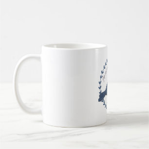 Mug Corbeau d'Amérique espèce d'oiseau Art à l'aquarel
