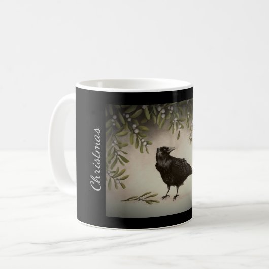 Mug Corbeau de Mistletoe (Devant gauche)