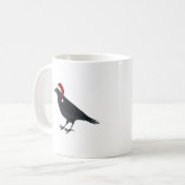 Mug Corbeau de Noël (Devant gauche)