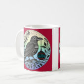 Mug Corbeau de Noël (Devant gauche)