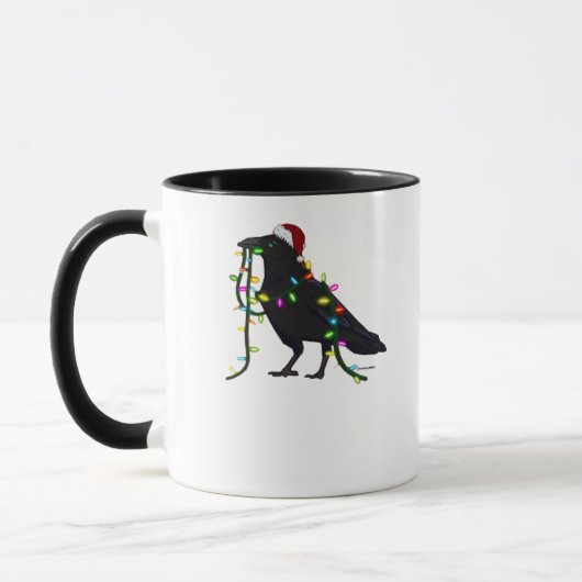Mug Corbeau de Noël C'est la saison (Gauche)