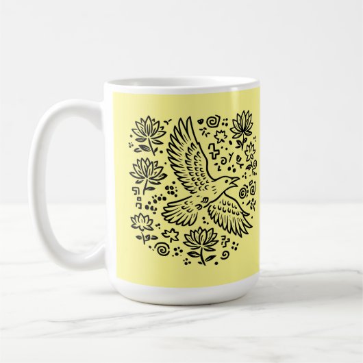 Mug Corbeau de Transformation (Gauche)
