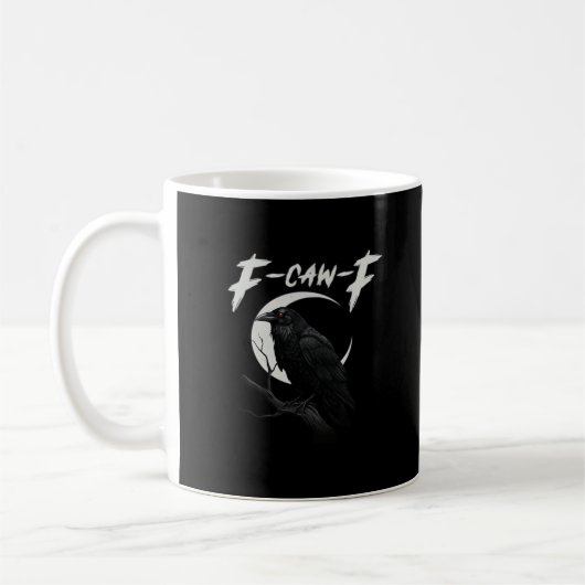 Mug Corbeau Drôle Essentiel Créatif Décontracté (Gauche)