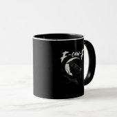 Mug Corbeau Drôle Essentiel Créatif Décontracté (Devant droit)