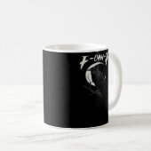 Mug Corbeau Drôle Essentiel Rétro Classique (Devant droit)
