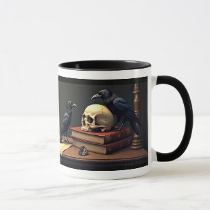 Mug Corbeau et Crâne