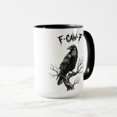 Mug Corbeau - F-Caw-F (Devant droit)