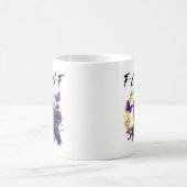 Mug Corbeau F Caw F Oiseau Drôle Lune Design Gothique (Centre)