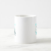 Mug Corbeau F-Caw-F Oiseau Drôle Rétro (Centre)