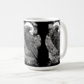 Mug Corbeau Mystique Sombre (Devant droit)