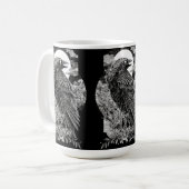 Mug Corbeau Mystique Sombre (Devant gauche)