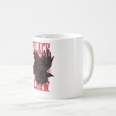 Mug Corbeau noir (Devant droit)
