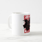 Mug Corbeau noir (Devant gauche)