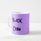 Mug Corbeau - noir (Devant gauche)