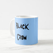 Mug Corbeau - noir (Devant gauche)
